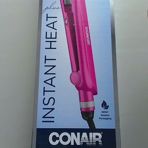 NEW Conair Hair Stylish Instant Heat Plus 1 in Tourmaline Ceramic Flat Iron